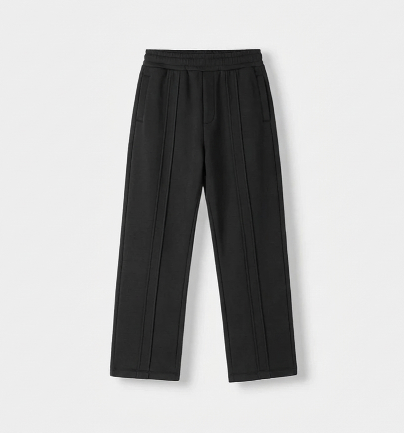 Everyday Pleated Pants V2.0 - Black