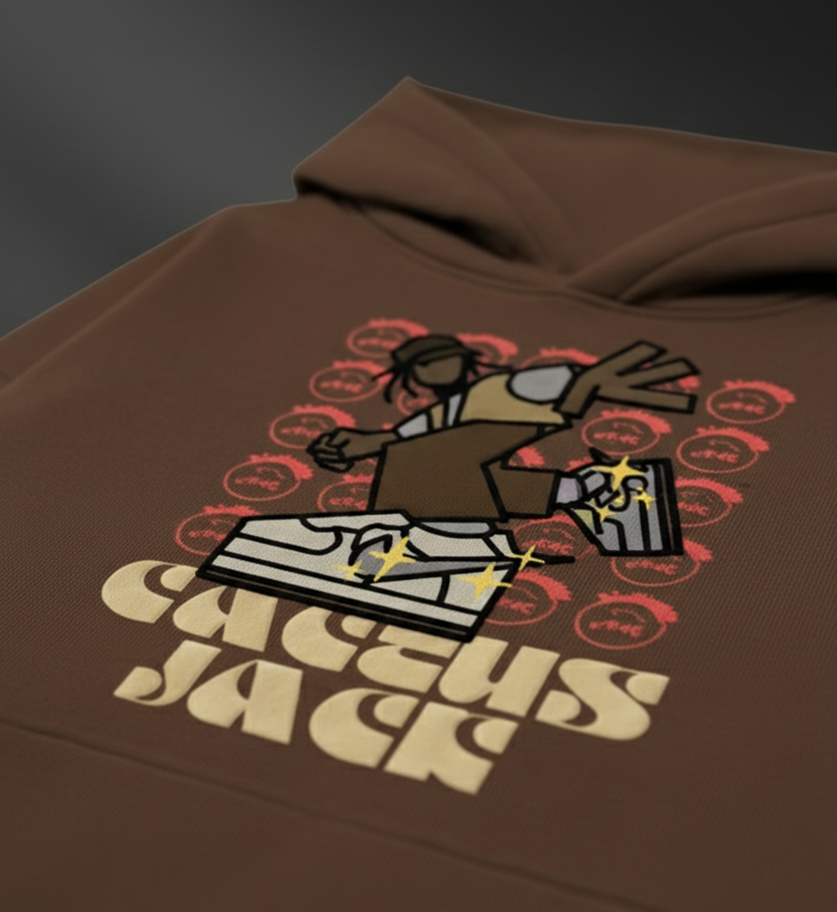 CACTUS JACK HOODIE - Deep Mocha