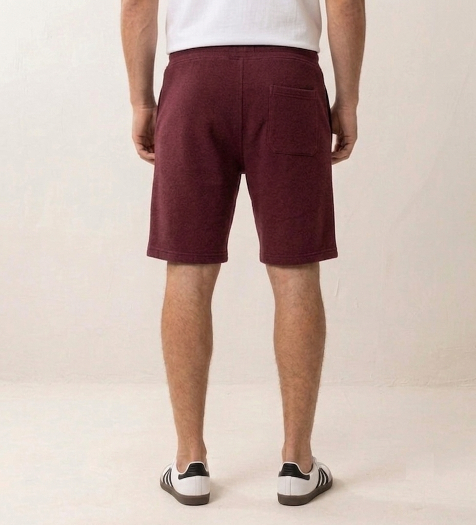 Everyday Pleated Shorts - Dark Cherry