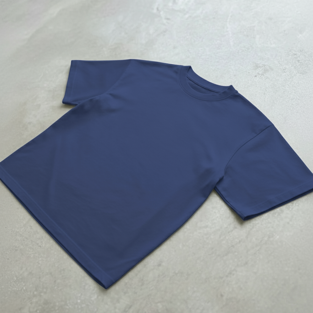 Essential Oversized Tee - Cobalt Blue