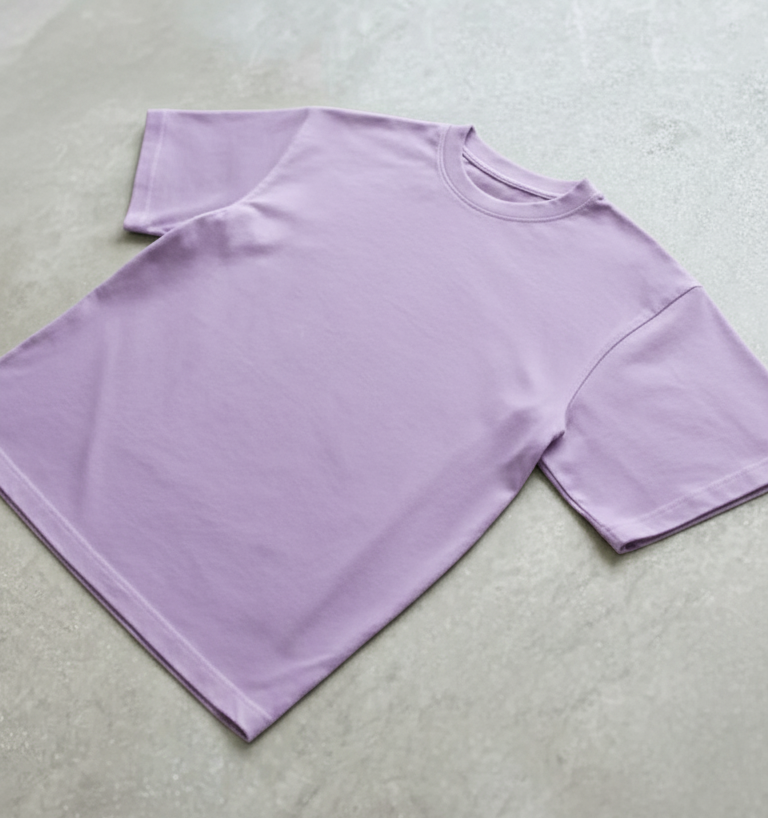 Essential Oversized Tee - Lilac
