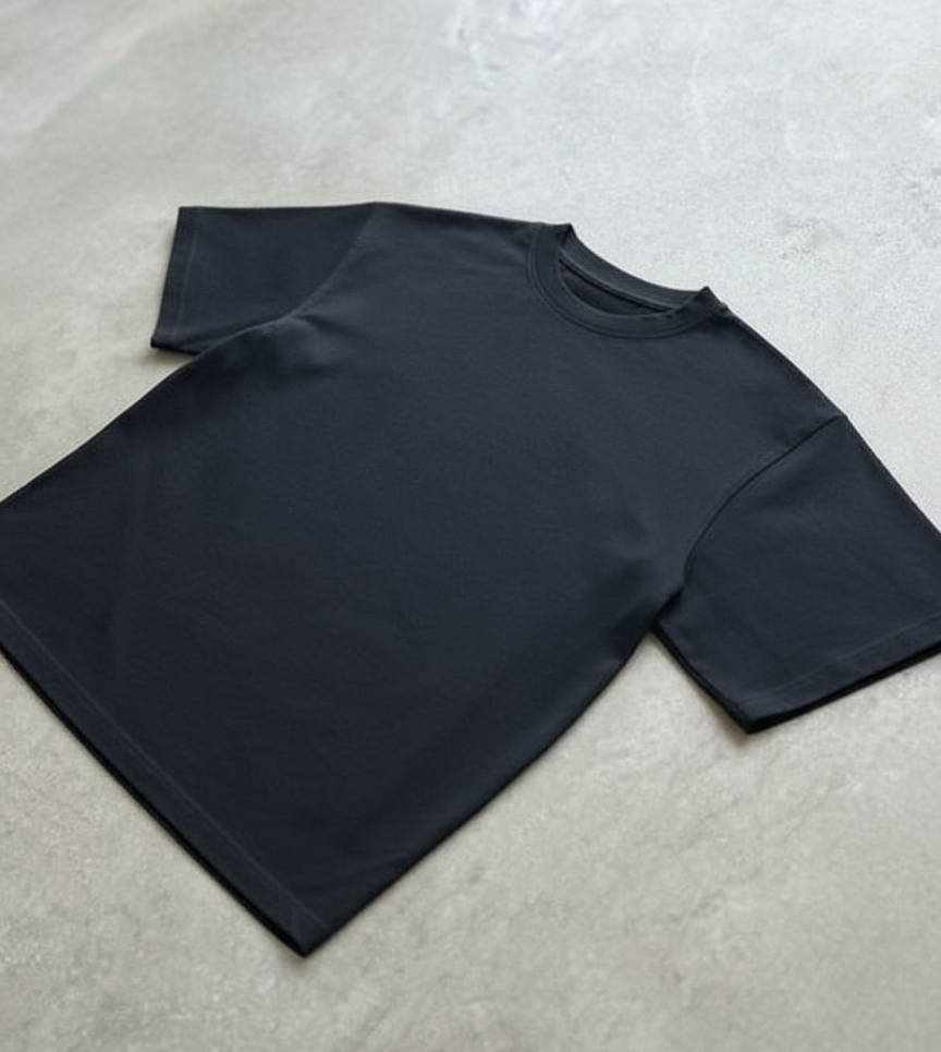 Essential Black Tee (Oversized)