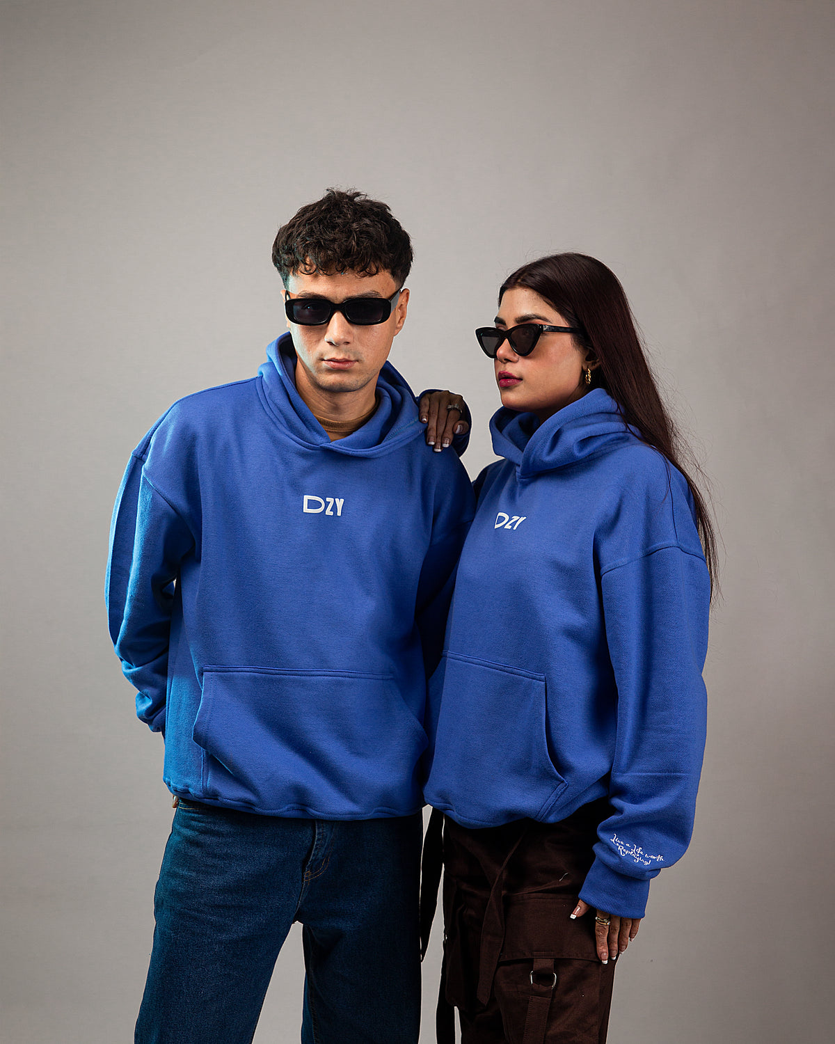 The Owners Club Oversized Hoodie - Royal Blue