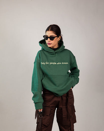 THE DREAMERS HOODIE - Bottle Green