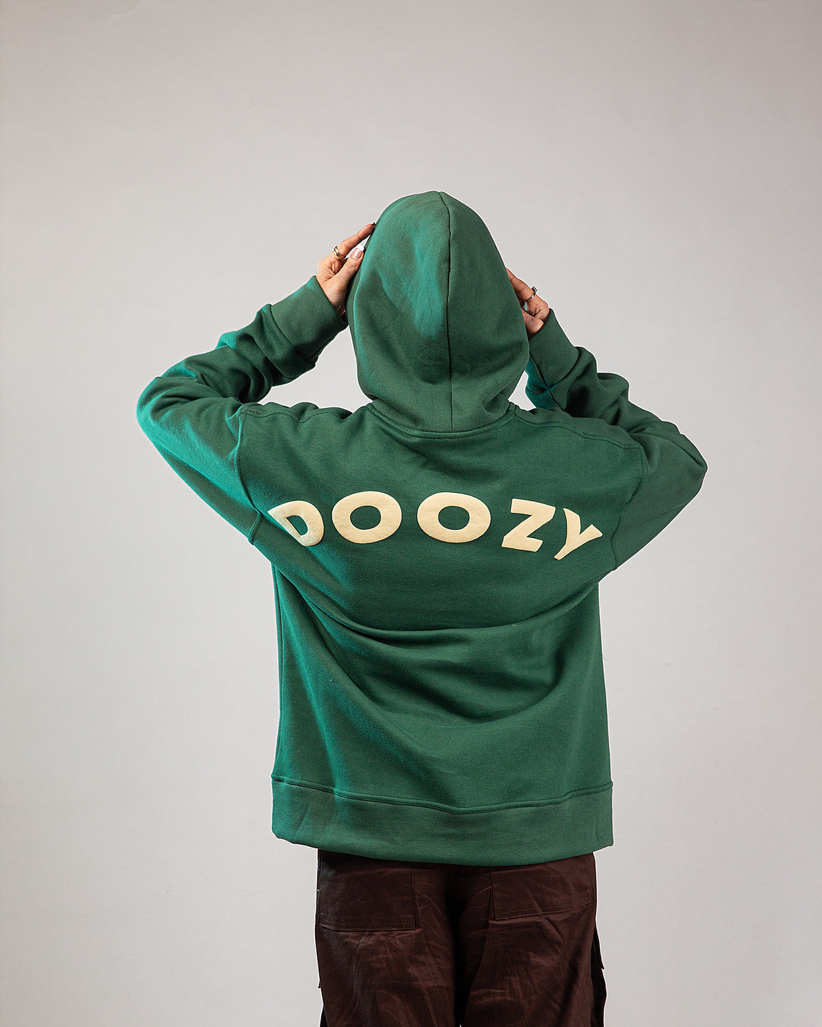 The Dreamers Oversized Hoodie - Bottle Green