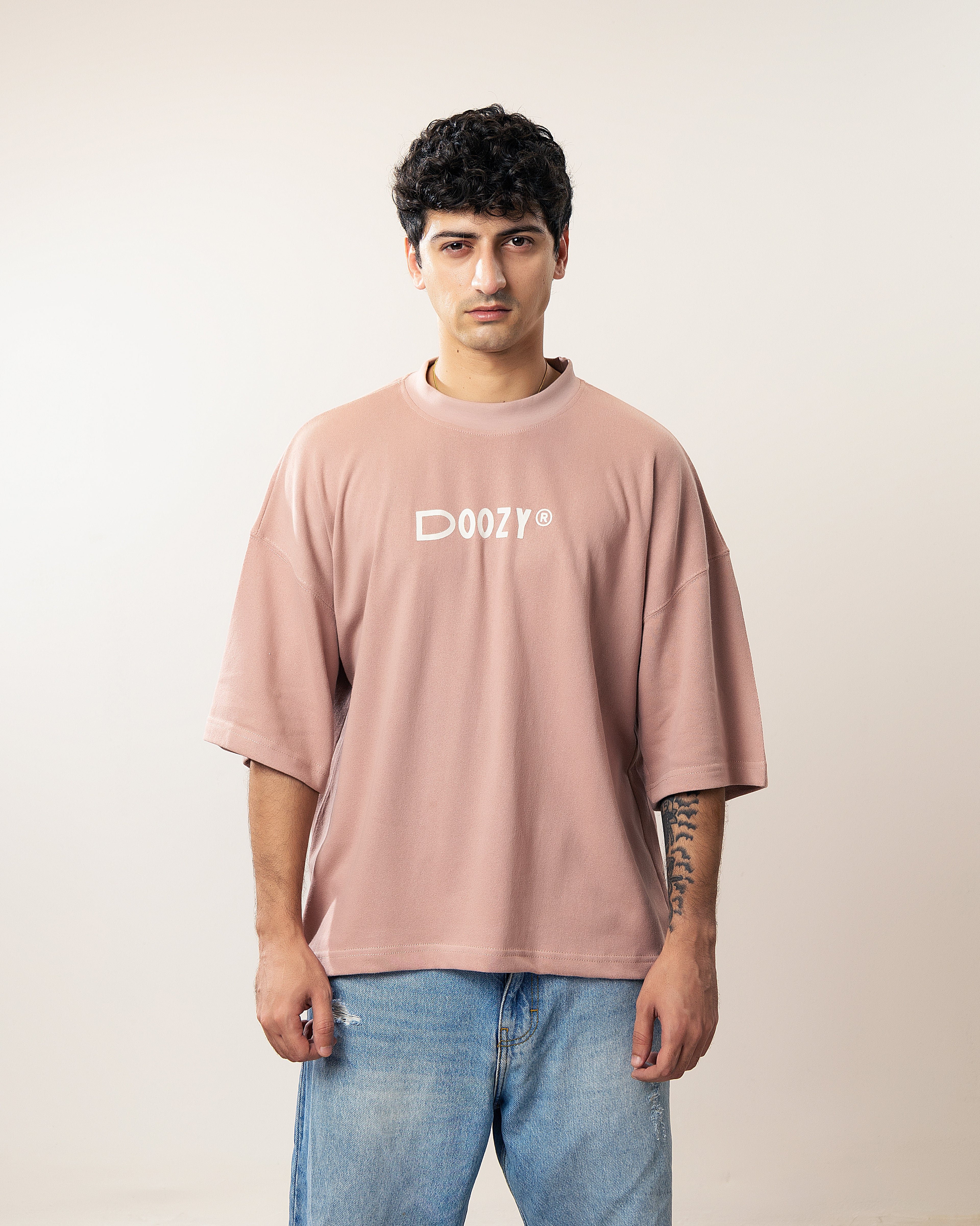 The Almost Famous Boxy Fit Tee - Light Salmon