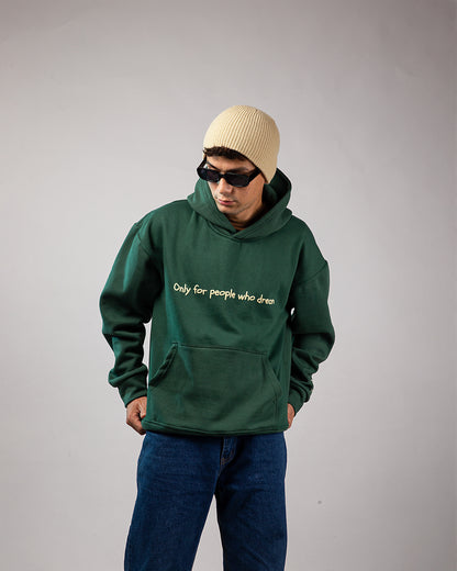 THE DREAMERS HOODIE - Bottle Green