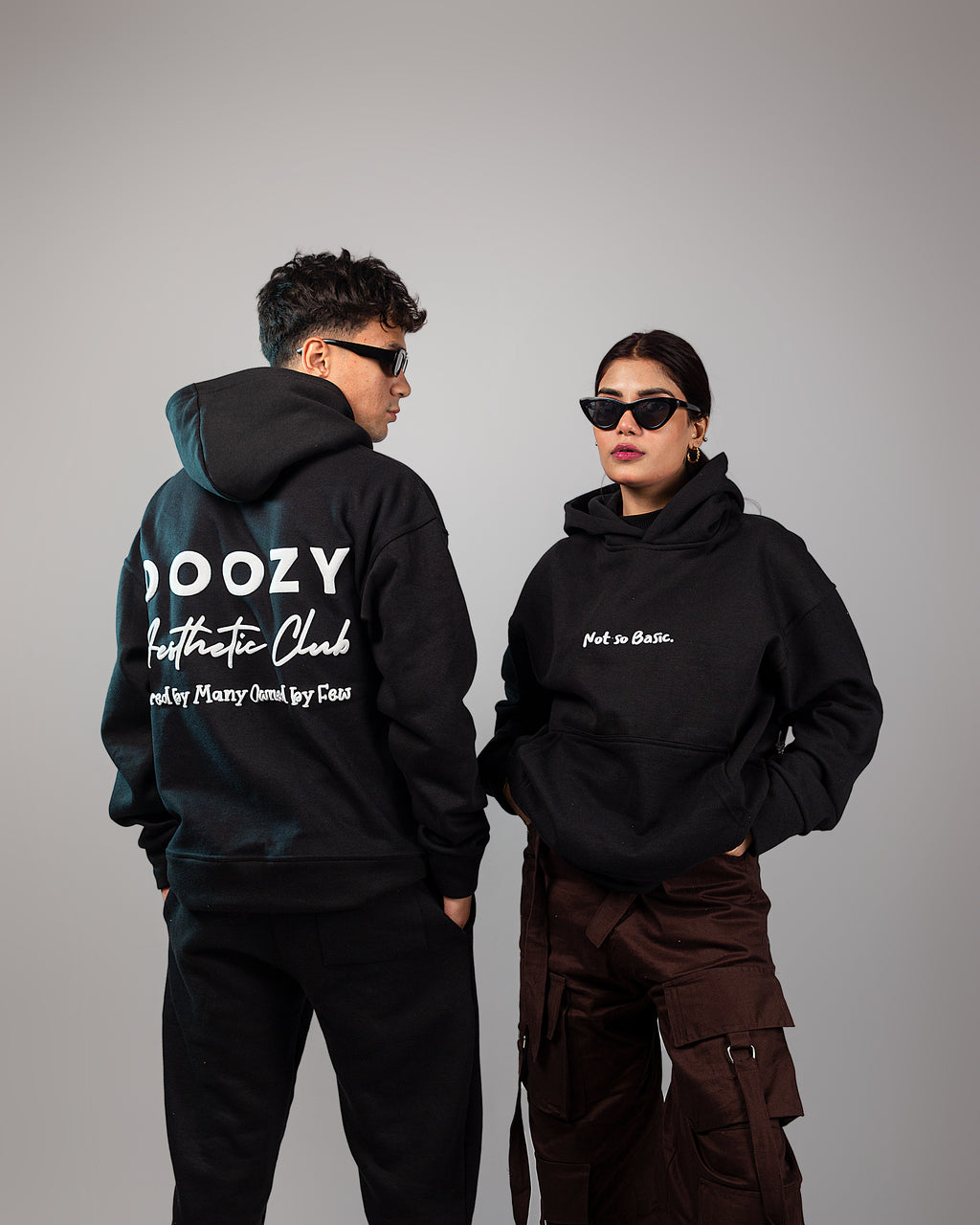 The Not So Basic Oversized Hoodie - True Black