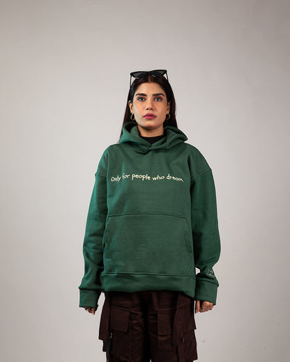 THE DREAMERS HOODIE - Bottle Green