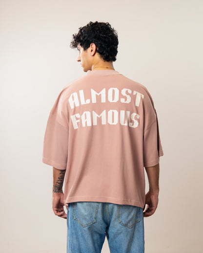 The Famous Boxy Oversized Tshirt - Light Salmon