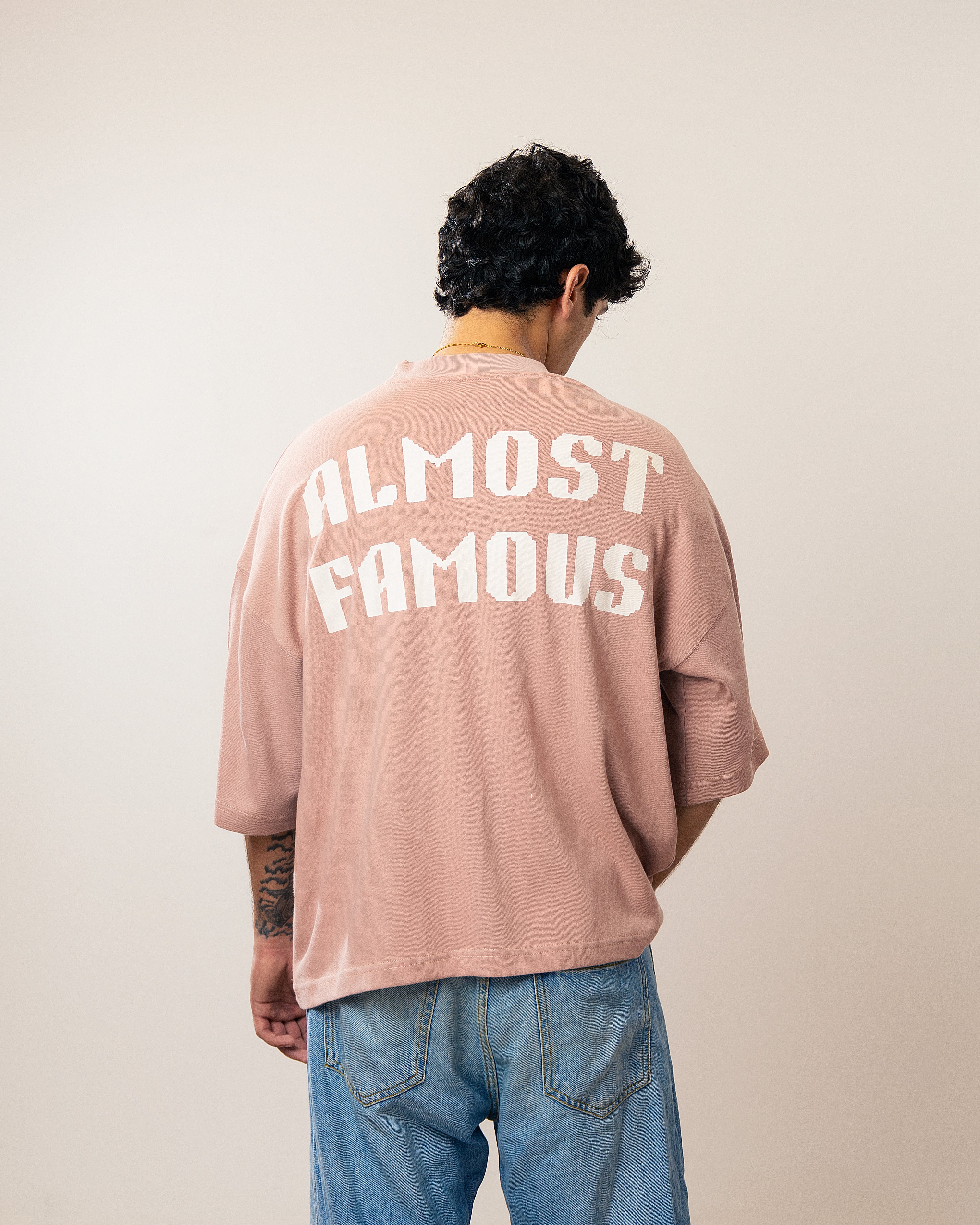 The Almost Famous Boxy Fit Tee - Light Salmon