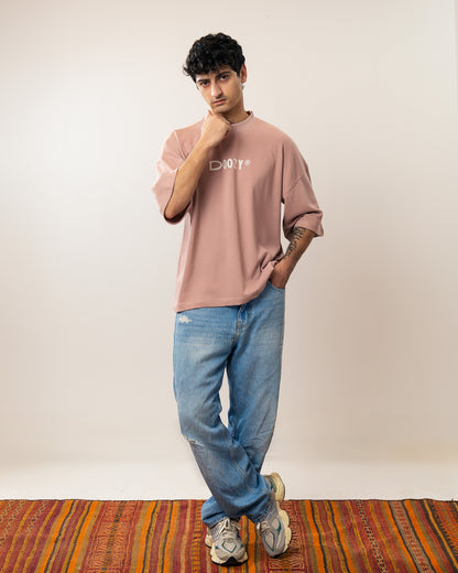 The Famous Boxy Oversized Tshirt - Light Salmon