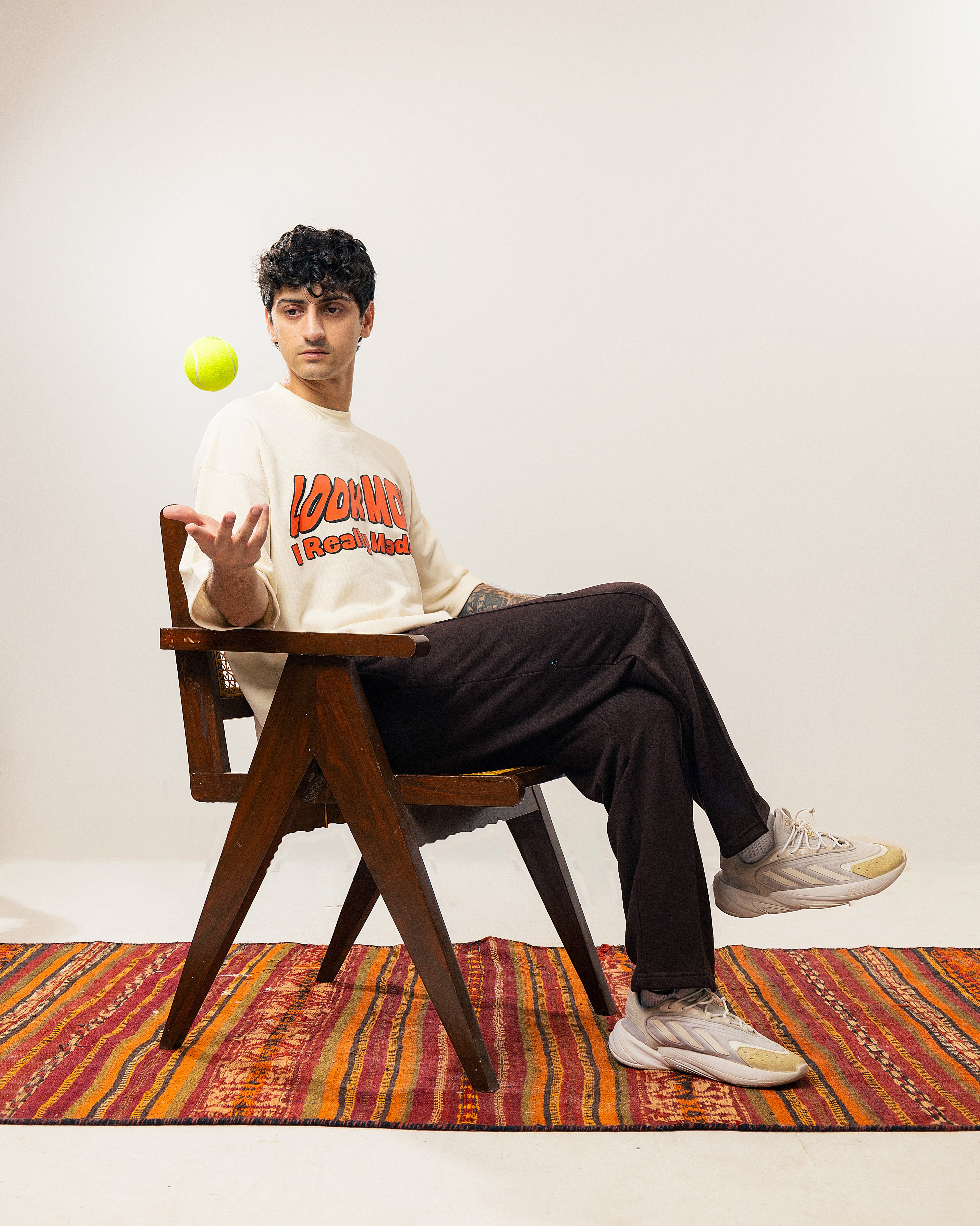 The I Made it Boxy Fit Tee - Vanilla Crème