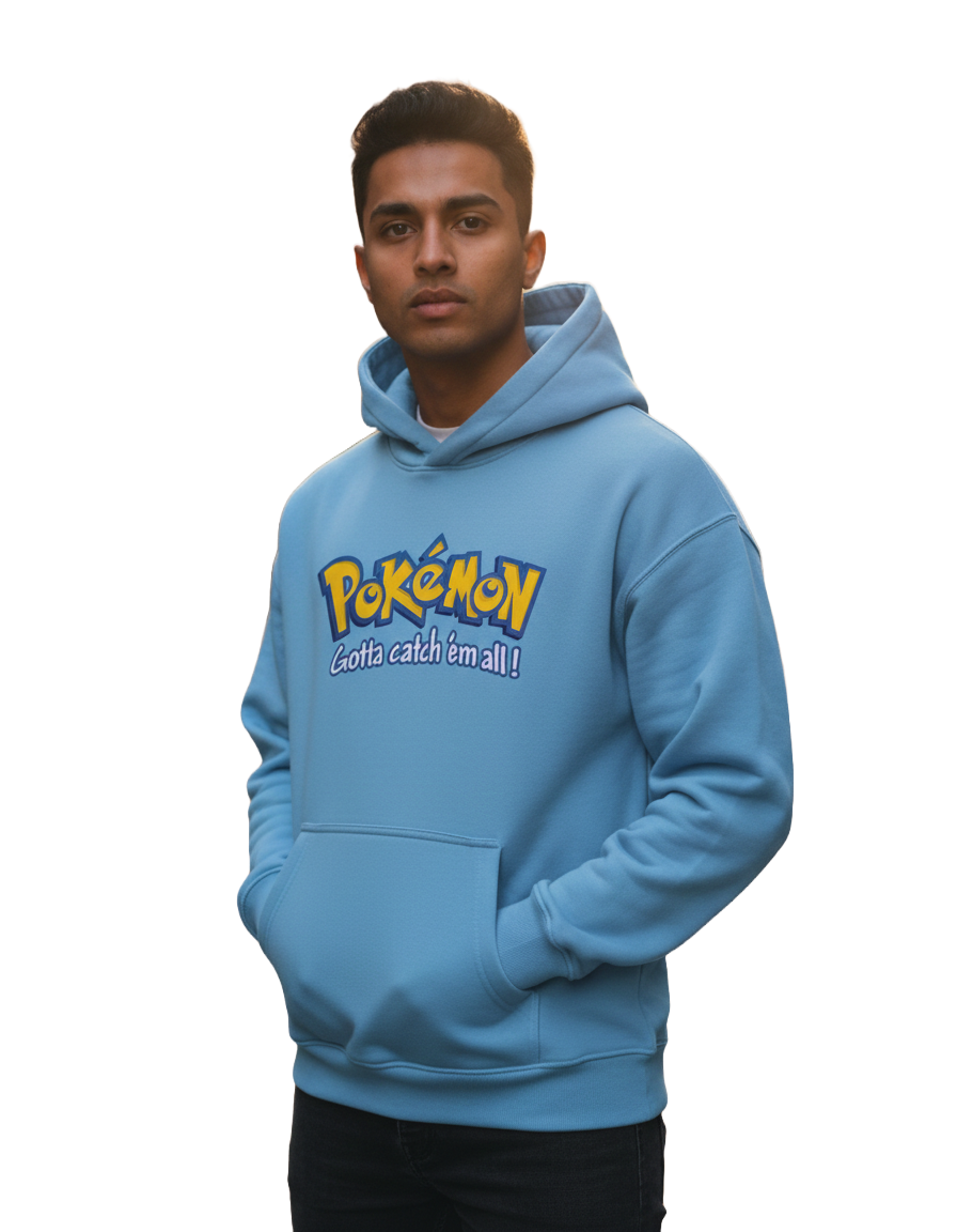 POKEMON HOODIE - Sky Blue