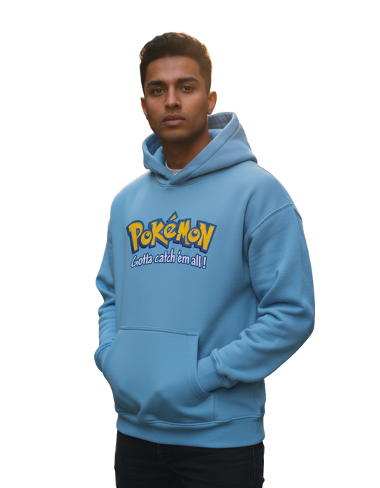 POKEMON HOODIE - Sky Blue