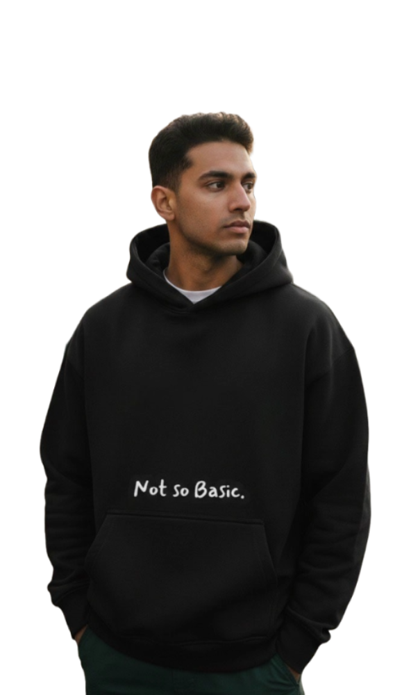 THE Not So Basic HOODIE - True Black