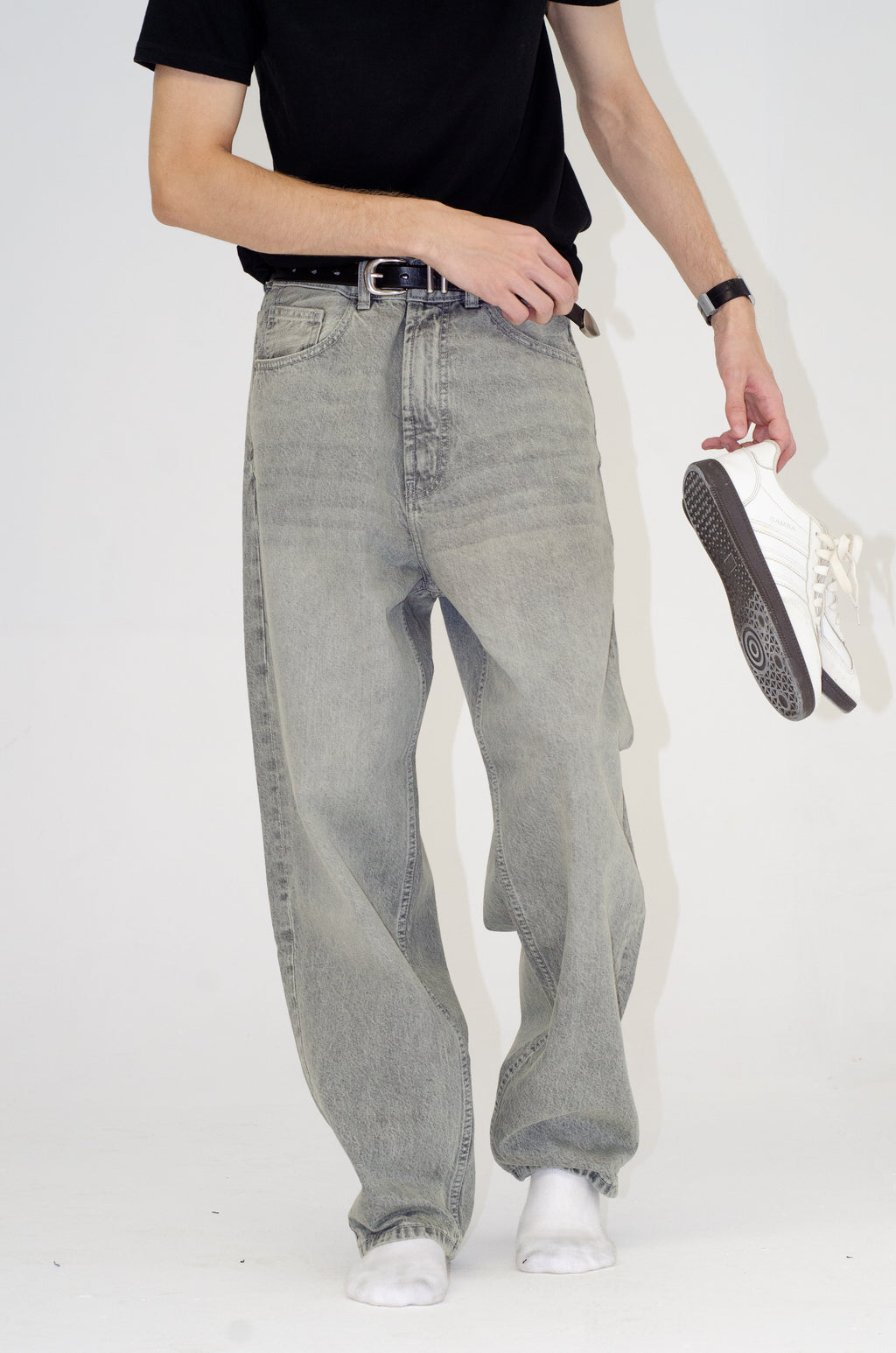 Concrete Sage Baggy Fit Denims