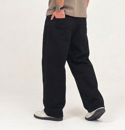 The Core Baggy Fit Denims - Onyx