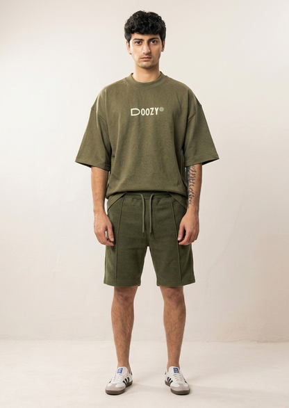 The Money Co-Ord Set - Dark Olive