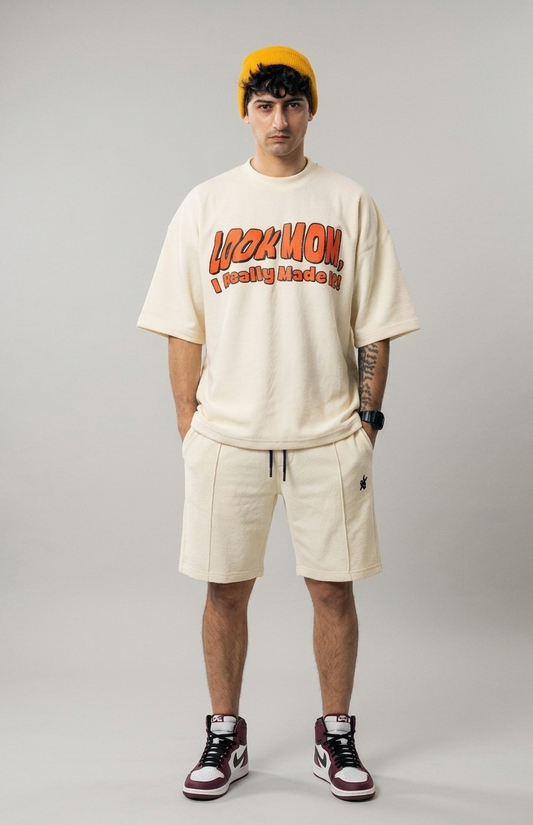 I Made It Co-Ord Set - Oat Milk