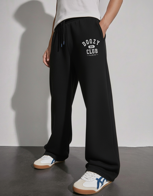 Signature Wide Sweatpants - Black (Winter)