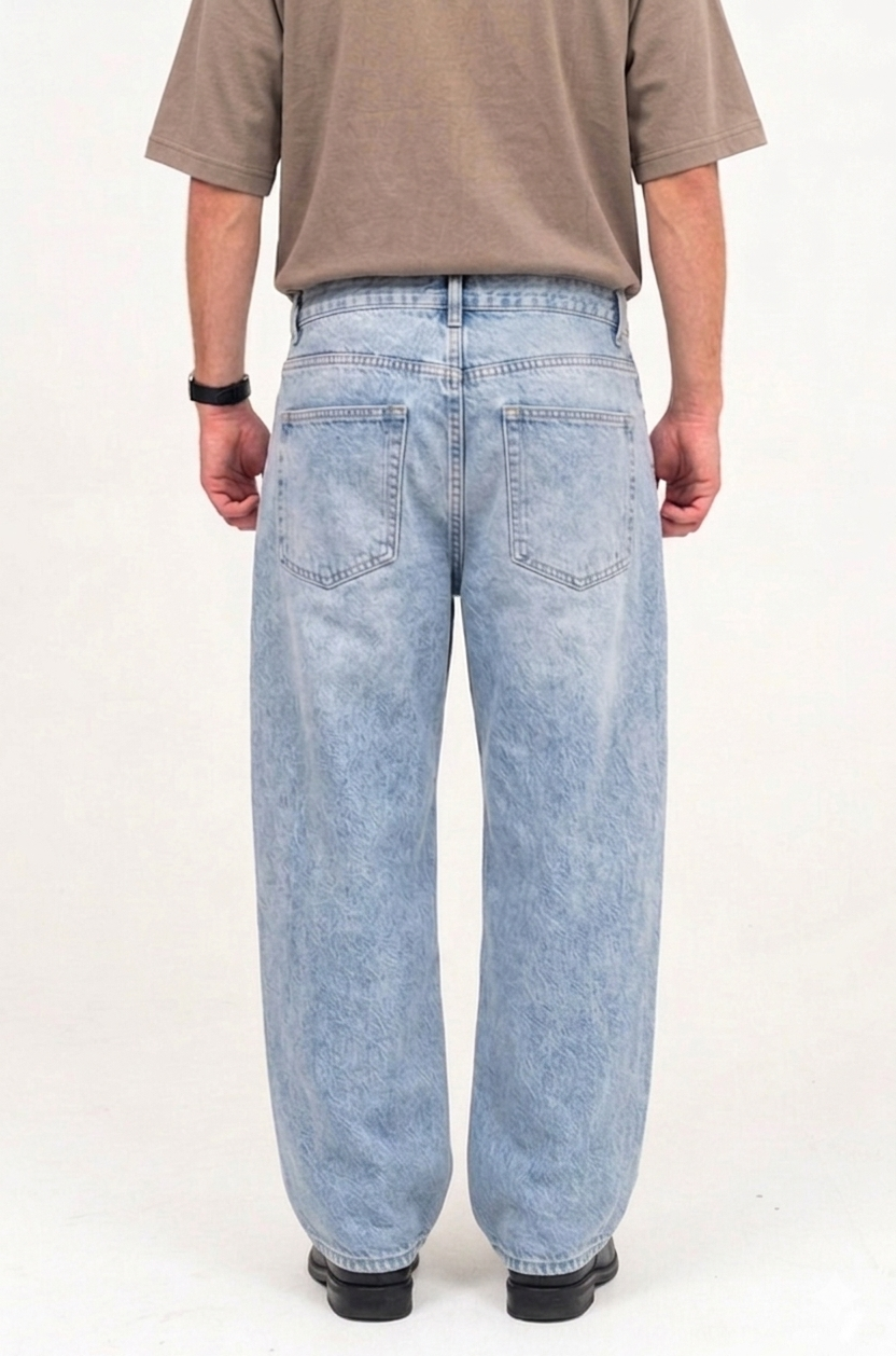 The Core Straight Fit Denim - Light Blue
