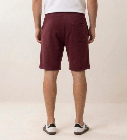 Everyday Pleated Shorts - Dark Cherry