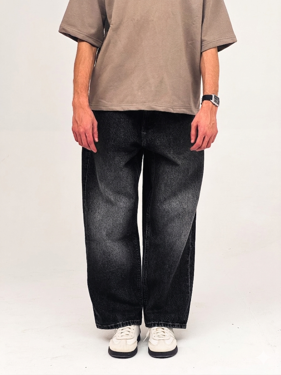 The Core Baggy Denim – Carbon Phantom