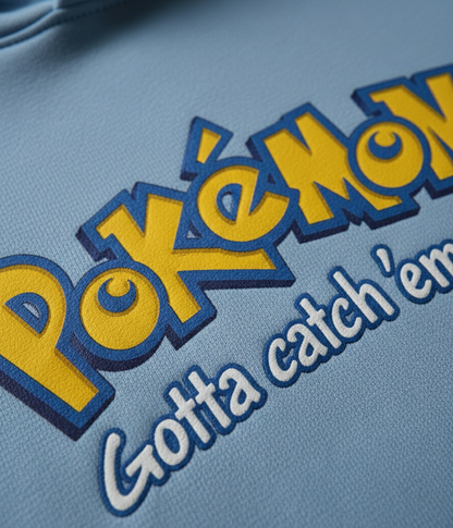 POKEMON HOODIE - Sky Blue
