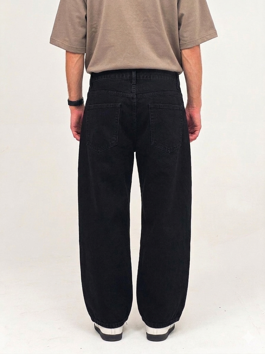 The Core Baggy Denim – Onyx
