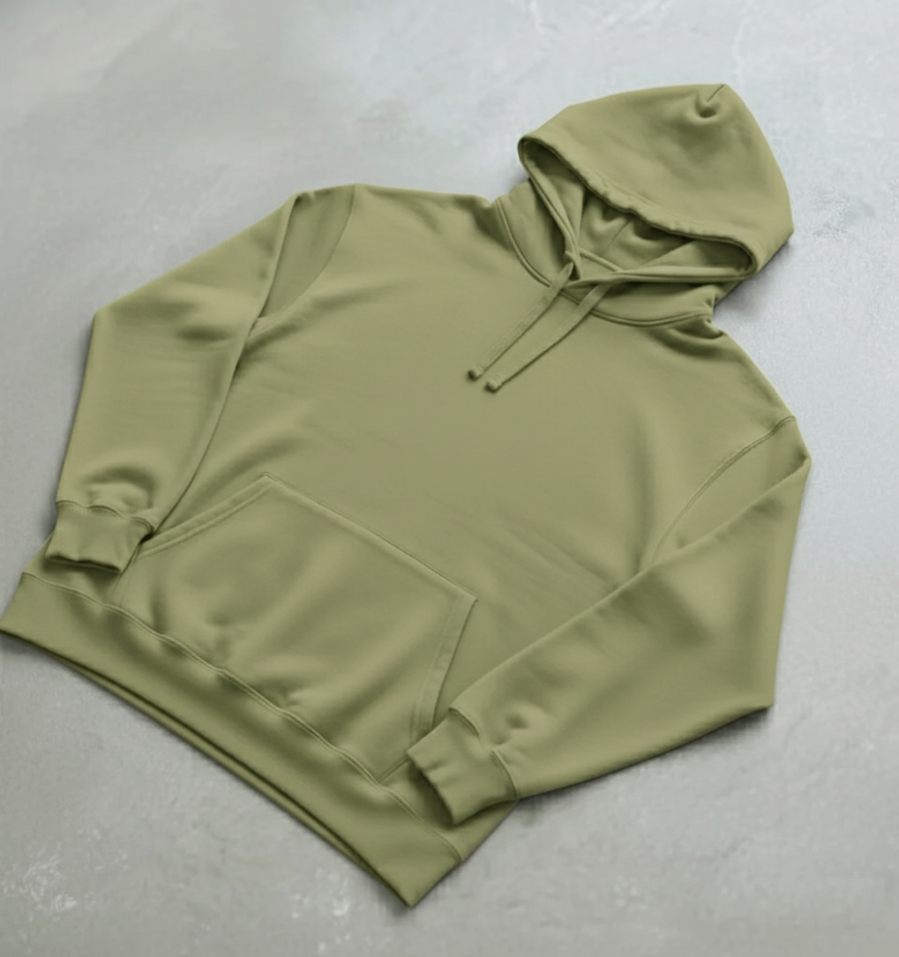 Signature Hoodie - Light Olive