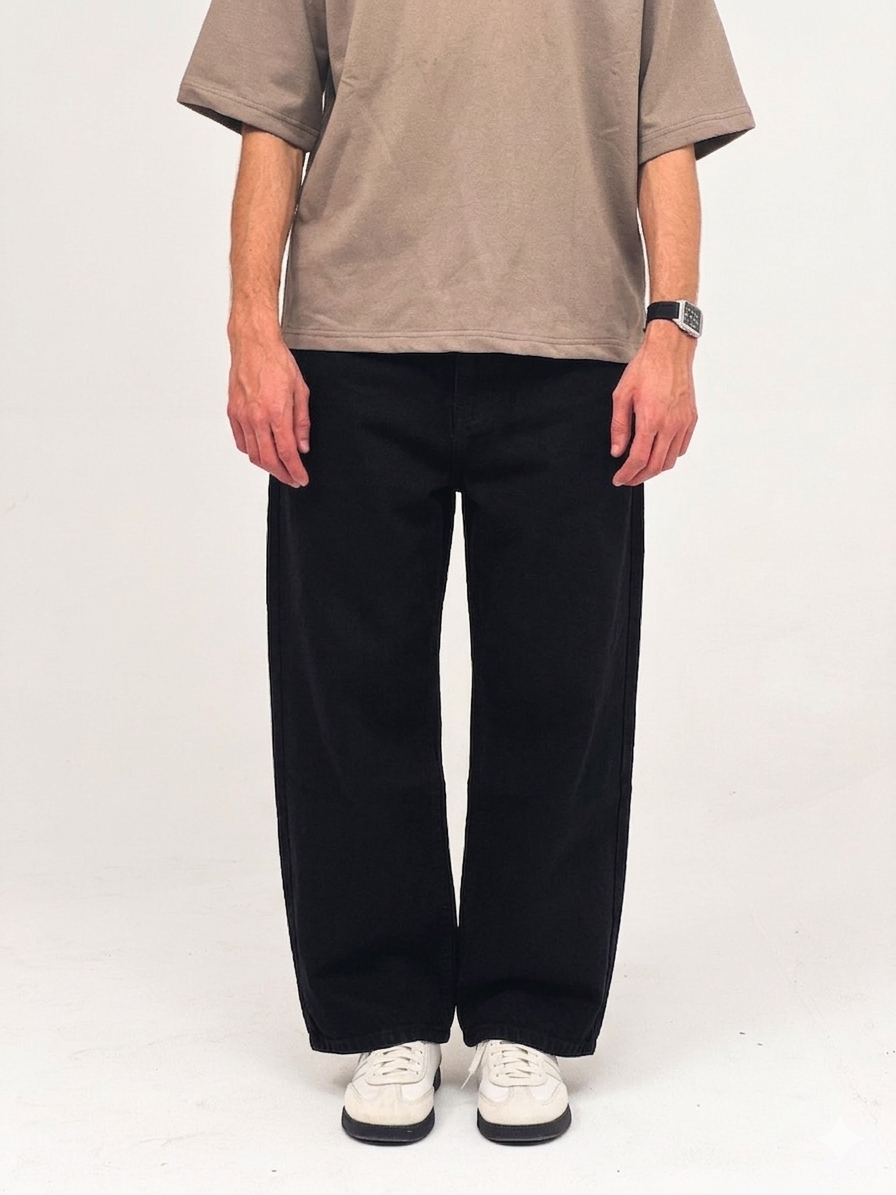 The Core Baggy Denim – Onyx