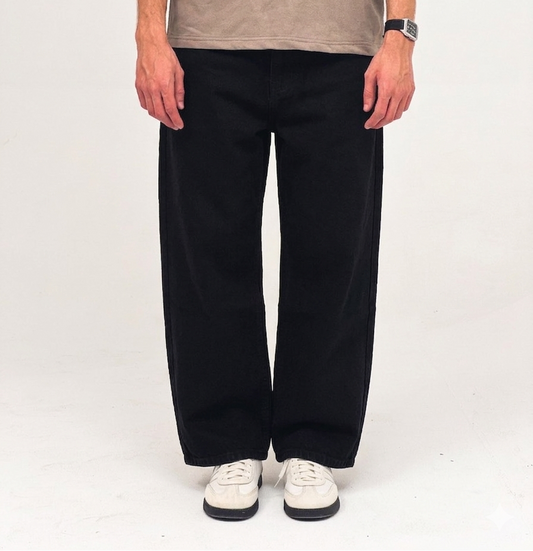 The Core Baggy Fit Denims - Onyx