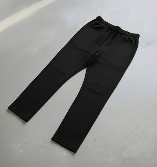 Straight Leg Trousers - Black (WINTERS)