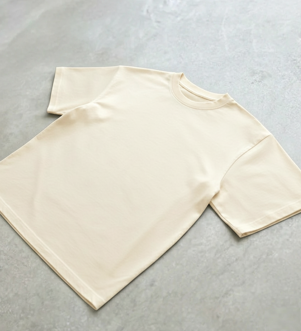 Essential Oversized Tee - Vanilla