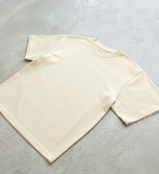 Essential Oversized Tee - Vanilla
