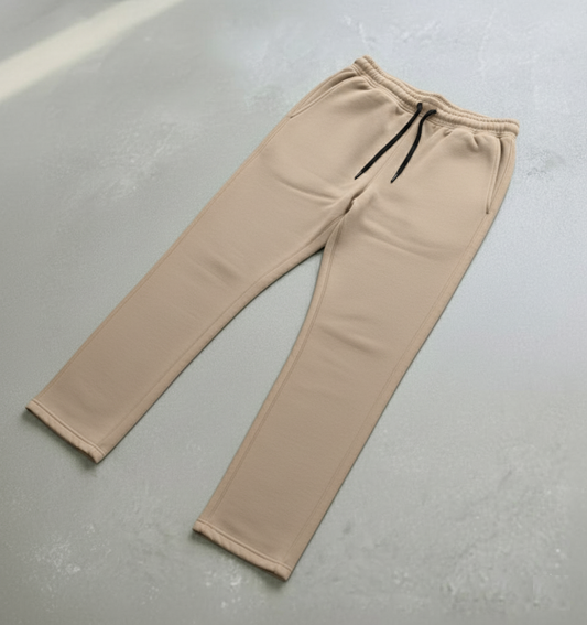 Straight Leg Trousers - Mushroom (WINTERS)