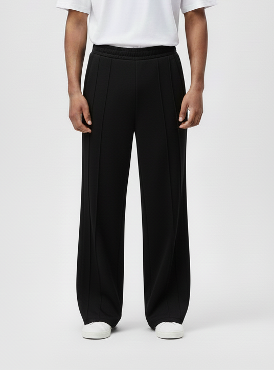 Everyday Pleated Pants V2.0 - Black