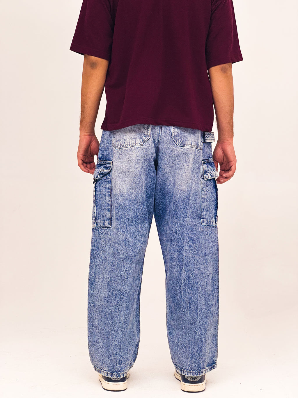 The Classic Utility Cargo Denim – Vintage Wash