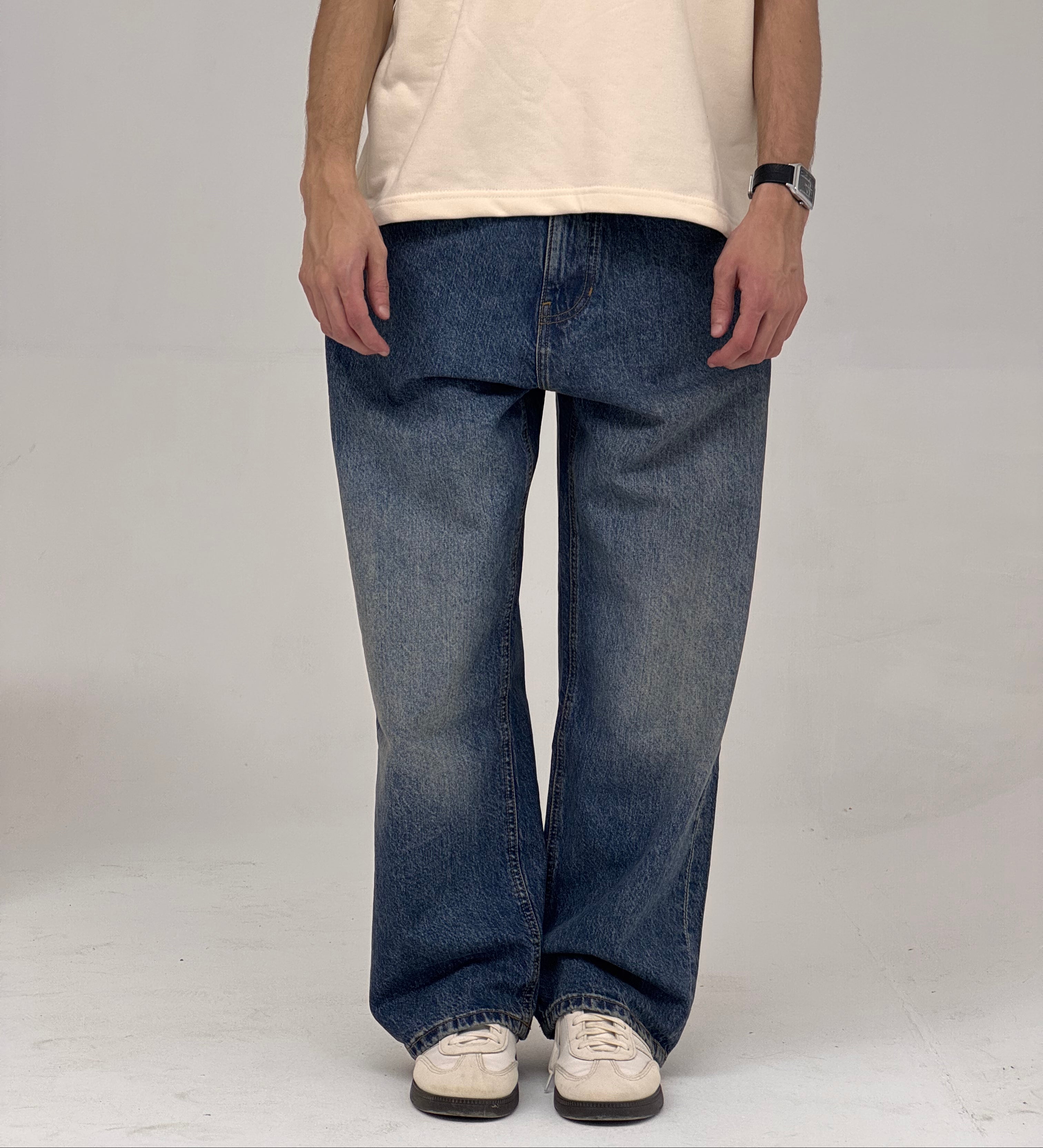 The Core Baggy Fit Denims - Heritage