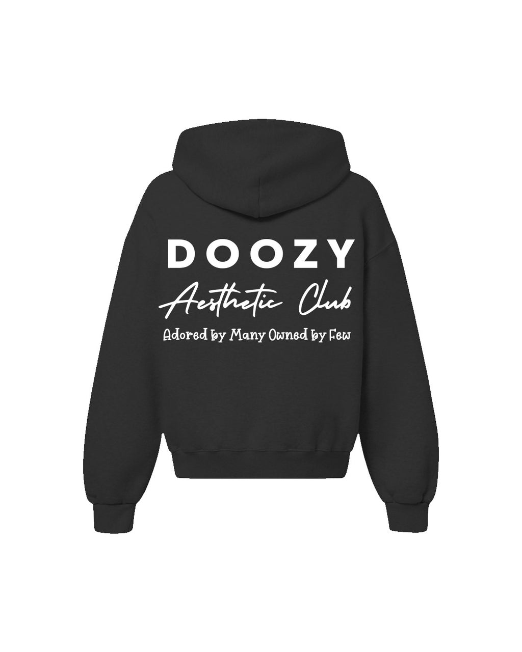 The Not So Basic Oversized Hoodie - True Black